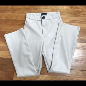 Zara faux leather pants